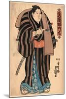 Musashi No Monta-Utagawa Toyokuni-Mounted Giclee Print