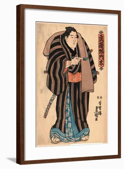 Musashi No Monta-Utagawa Toyokuni-Framed Giclee Print