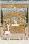 Emperor Shah Alam II on the Peacock Throne, 1801-Musawir Khairullah-Framed Giclee Print