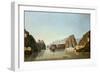 Muscat from the Harbour with a British Frigate at Anchor, from 'sixteen Views of Places in the…-null-Framed Giclee Print