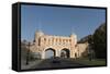 Muscat Gate, Muscat, Oman, Middle East-Sergio Pitamitz-Framed Stretched Canvas
