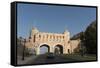 Muscat Gate, Muscat, Oman, Middle East-Sergio Pitamitz-Framed Stretched Canvas