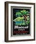 Muscat Vieux Wine Label - Europe-Lantern Press-Framed Art Print