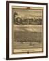 Muscatine, Iowa - Panoramic Map-Lantern Press-Framed Art Print