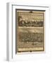 Muscatine, Iowa - Panoramic Map-Lantern Press-Framed Art Print