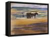 Muschelsucher Am Strand-Max Liebermann-Framed Stretched Canvas