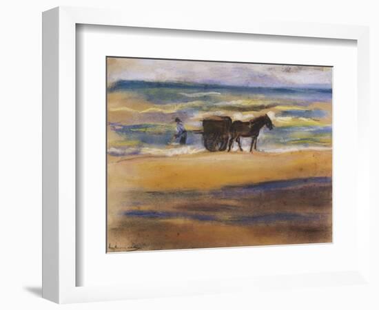 Muschelsucher Am Strand-Max Liebermann-Framed Giclee Print