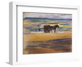 Muschelsucher Am Strand-Max Liebermann-Framed Giclee Print