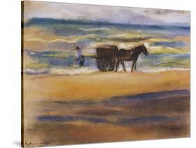 Muschelsucher Am Strand-Max Liebermann-Stretched Canvas