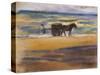 Muschelsucher Am Strand-Max Liebermann-Stretched Canvas