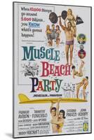 Muscle Beach Party, 1964, Directed by William Asher-null-Mounted Giclee Print
