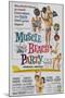 Muscle Beach Party, 1964, Directed by William Asher-null-Mounted Giclee Print