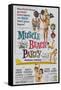 Muscle Beach Party, 1964, Directed by William Asher-null-Framed Stretched Canvas