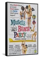 Muscle Beach Party, 1964, Directed by William Asher-null-Framed Stretched Canvas