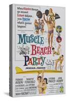 Muscle Beach Party, 1964, Directed by William Asher-null-Stretched Canvas
