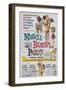 Muscle Beach Party, 1964, Directed by William Asher-null-Framed Premium Giclee Print