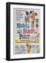 Muscle Beach Party, 1964, Directed by William Asher-null-Framed Premium Giclee Print