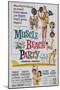 Muscle Beach Party, 1964, Directed by William Asher-null-Mounted Premium Giclee Print