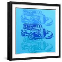 Muscle Car 2-Abstract Graffiti-Framed Giclee Print