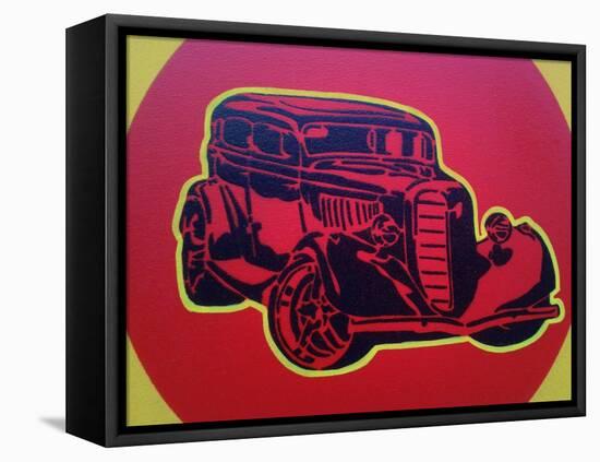 Muscle Car 3-Abstract Graffiti-Framed Stretched Canvas