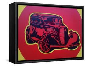Muscle Car 3-Abstract Graffiti-Framed Stretched Canvas