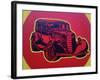 Muscle Car 3-Abstract Graffiti-Framed Giclee Print