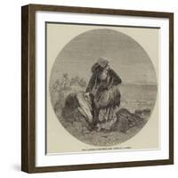 Muscle Gatherers on the French Coast-William James Linton-Framed Giclee Print