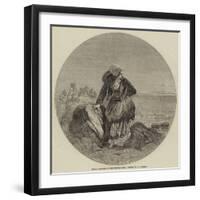 Muscle Gatherers on the French Coast-William James Linton-Framed Giclee Print