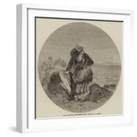 Muscle Gatherers on the French Coast-William James Linton-Framed Giclee Print