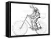 Muscles Used In Cycling, 19th Century-Science Photo Library-Framed Stretched Canvas