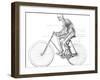 Muscles Used In Cycling, 19th Century-Science Photo Library-Framed Photographic Print