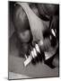 Muscular Bicep During Exercise-null-Mounted Photographic Print