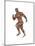 Muscular Man Running-null-Mounted Art Print