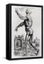 Musculature Structure of a Man-Andreas Vesalius-Framed Stretched Canvas