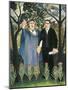 Muse Inspiring the Poet-Henri Rousseau-Mounted Art Print