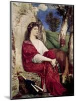 Muse of Music and Lyric Poetry-Arnold Bocklin-Mounted Giclee Print