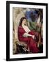 Muse of Music and Lyric Poetry-Arnold Bocklin-Framed Giclee Print