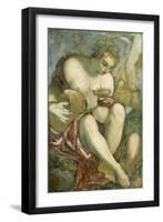 Muse with Lute, c.1578-Jacopo Robusti Tintoretto-Framed Premium Giclee Print