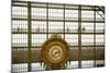 Musee D'Orsay Clock, Paris, France, Europe-Neil Farrin-Mounted Photographic Print