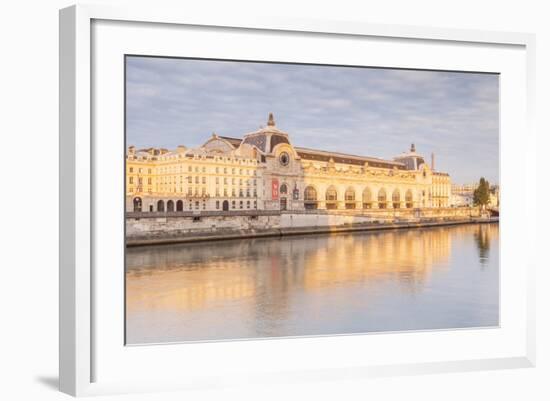 Musee D'Orsay on the River Seine, Paris, France, Europe-Julian Elliott-Framed Photographic Print