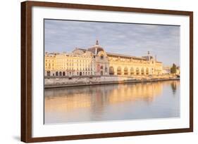 Musee D'Orsay on the River Seine, Paris, France, Europe-Julian Elliott-Framed Photographic Print