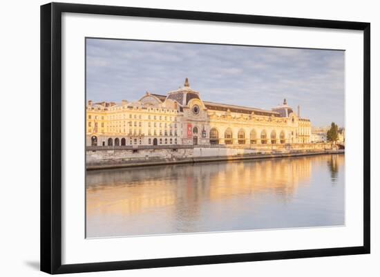 Musee D'Orsay on the River Seine, Paris, France, Europe-Julian Elliott-Framed Photographic Print