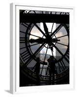 Musee d'Orsay's Clock Window, Paris, France-Lisa S^ Engelbrecht-Framed Premium Photographic Print