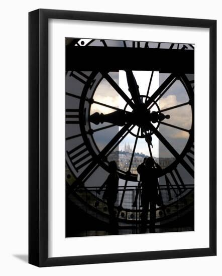 Musee d'Orsay's Clock Window, Paris, France-Lisa S^ Engelbrecht-Framed Photographic Print