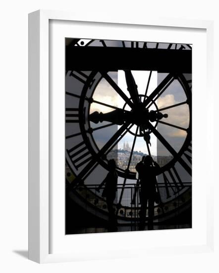 Musee d'Orsay's Clock Window, Paris, France-Lisa S^ Engelbrecht-Framed Photographic Print