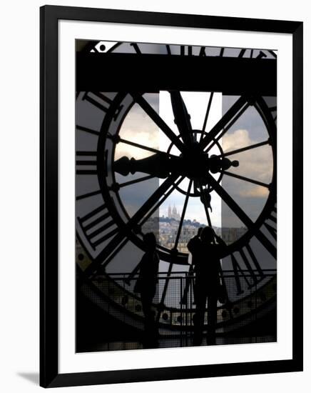 Musee d'Orsay's Clock Window, Paris, France-Lisa S^ Engelbrecht-Framed Photographic Print