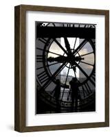 Musee d'Orsay's Clock Window, Paris, France-Lisa S^ Engelbrecht-Framed Photographic Print