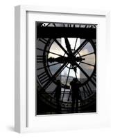 Musee d'Orsay's Clock Window, Paris, France-Lisa S^ Engelbrecht-Framed Photographic Print