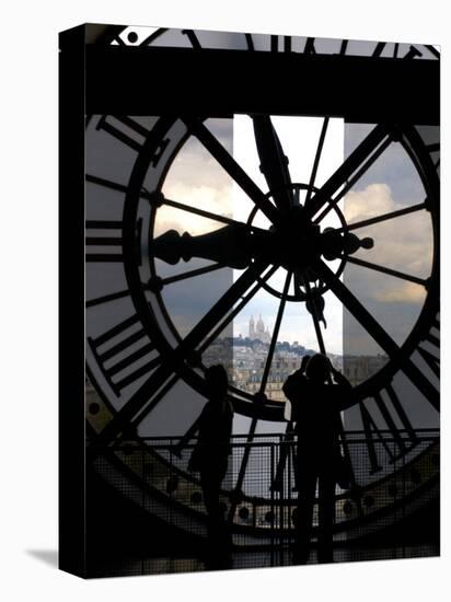 Musee d'Orsay's Clock Window, Paris, France-Lisa S^ Engelbrecht-Stretched Canvas