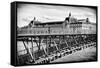 Musee d'Orsay - Solferino Bridge view - Paris - France-Philippe Hugonnard-Framed Stretched Canvas